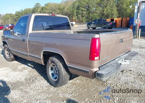 1997 GMC Sierra 1500 Sl Wideside из США, поврежденный, VIN 1GTEC14R5VZ540300